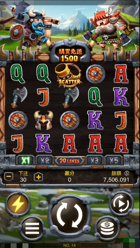 維京Fight遊戲畫面-3A電子
